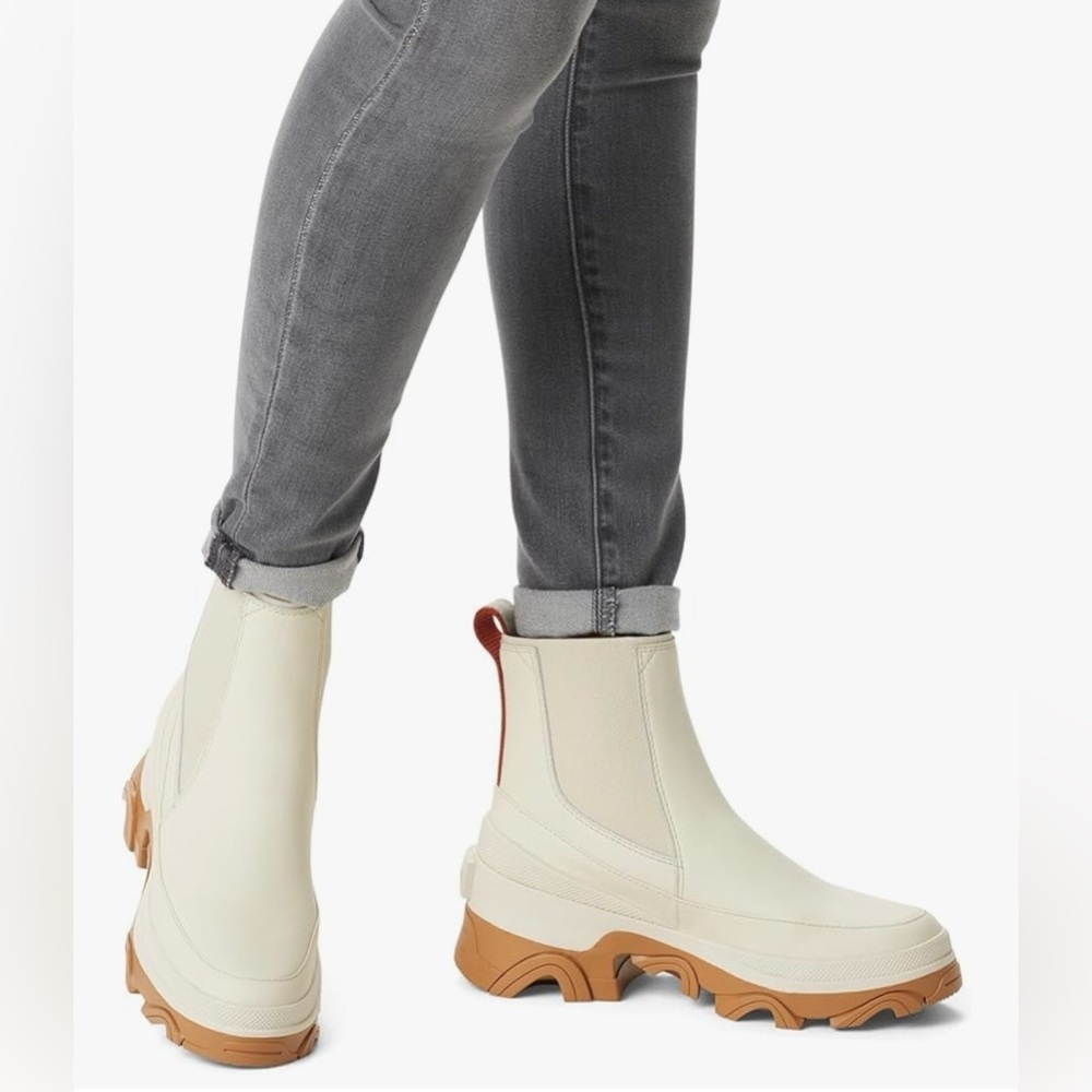 Sorel Brex Waterproof Leather Chelsea Boots Women’s Size 8